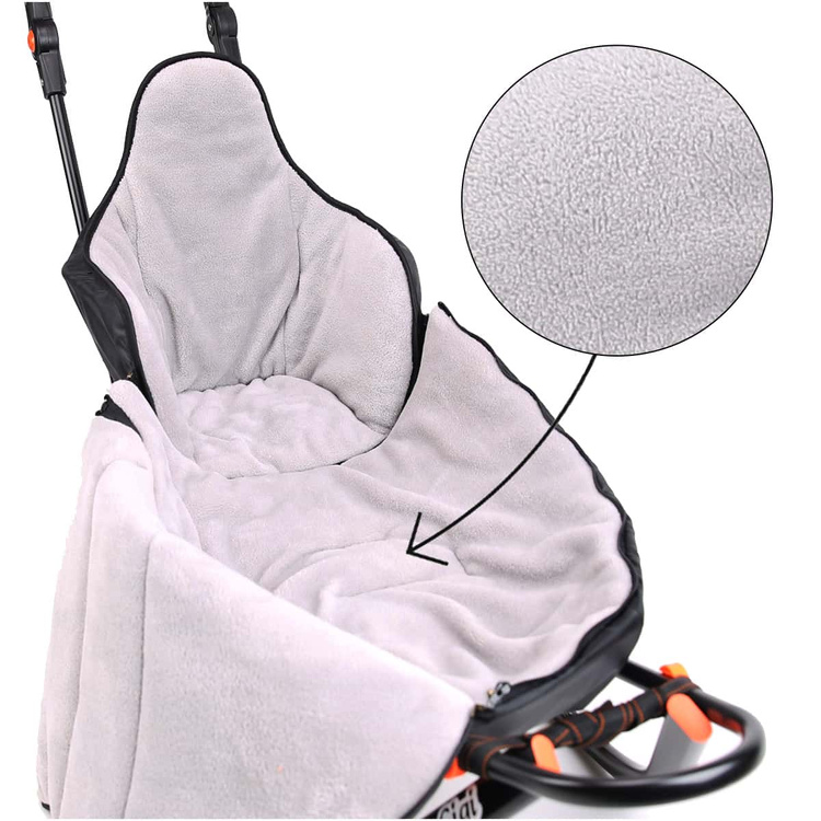 Sanki dla dzieci teo&gigi Smart Line PLUS jasny szary bipolar  #880X