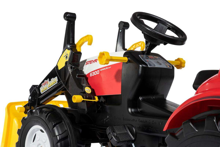 Rolly Toys Traktor rollyFarmtrac Steyr 6300 Terrus CVT z Łyżką na Pedały