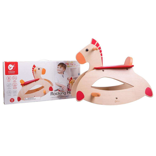 Classic World Konik Na Biegunach Bujak Drewniany