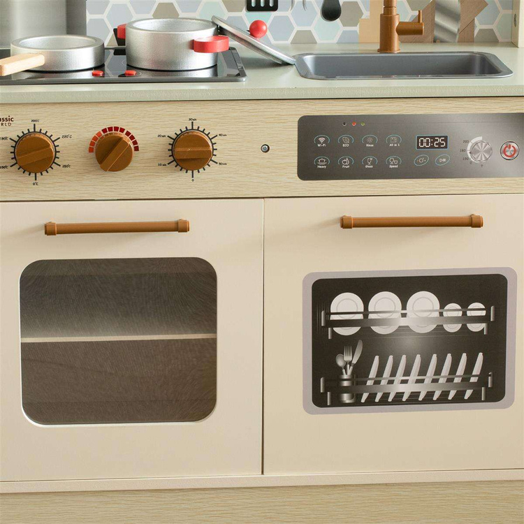 CLASSIC WORLD Ogromna Drewniana Kuchnia dla Dzieci Superior Kitchen 3+