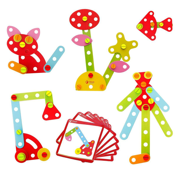 Super Zestaw konstrukcyjny 51 elementów Classic World