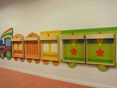 MASTERKIDZ System Do Montażu 5 Tablic Masterkidz Flex - Pociąg