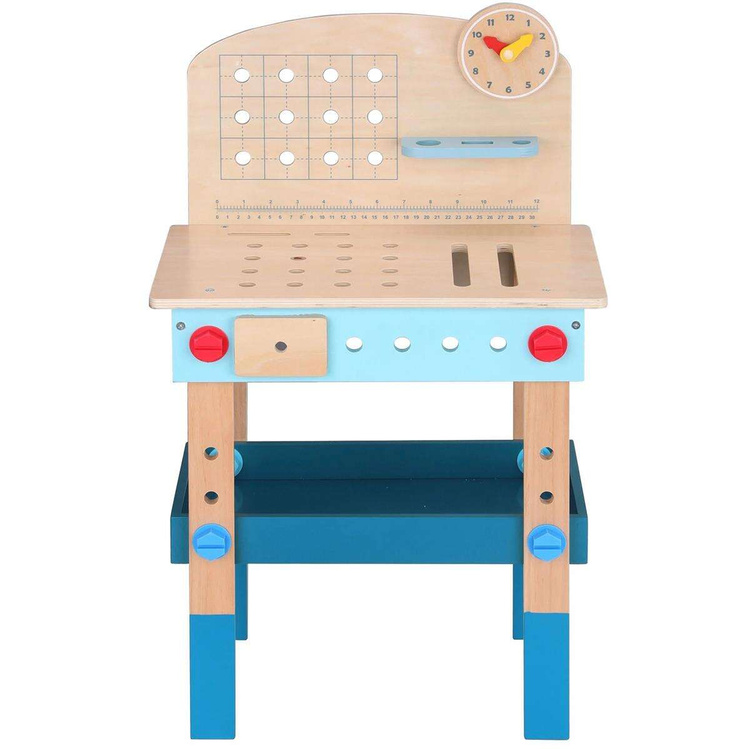 TOOKY TOY Drewniany Stół Do Majsterkowania Warsztat