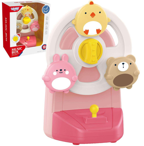 WOOPIE BABY Pozytywka Karuzela Zwierzęta Zabawka Muzyczna Edukacyjna