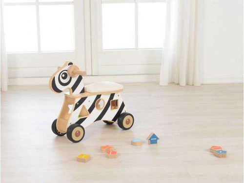 MASTERKIDZ Jeździk Sorter Kształtów Zebra