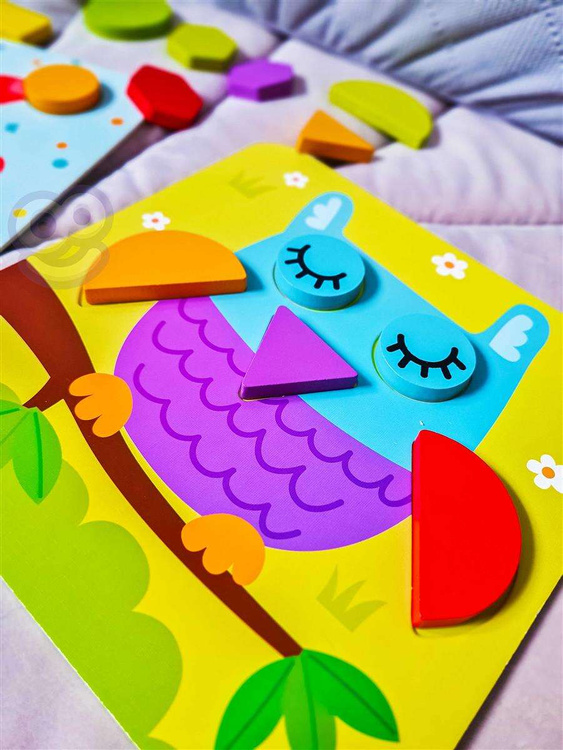 TOOKY TOY Puzzle 4 w 1 Układnaka Klocki