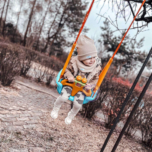 WOOPIE Huśtawka 3w1 Niebieska