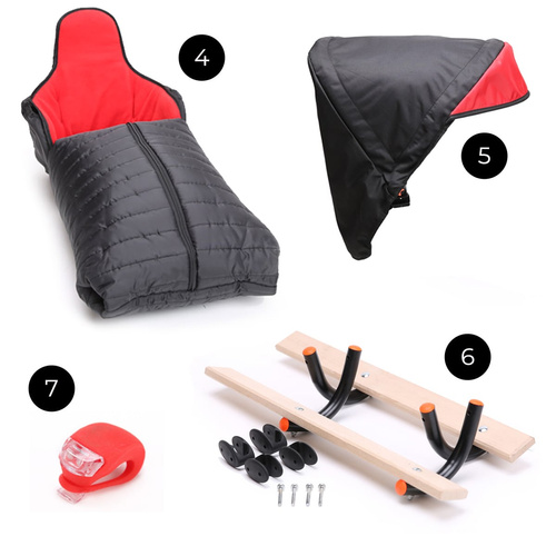 Sanki dziecięce teo&gigi SMART LINE z podnóżkami #801X