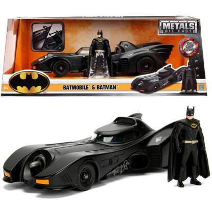 JADA Batman Batmobile Samochód Figurka 1989 1:24