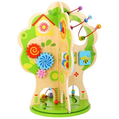 TOOKY TOY Duża Zabawka Edukacyjna Activity Tree  Wielofunkcyjne Drzewo